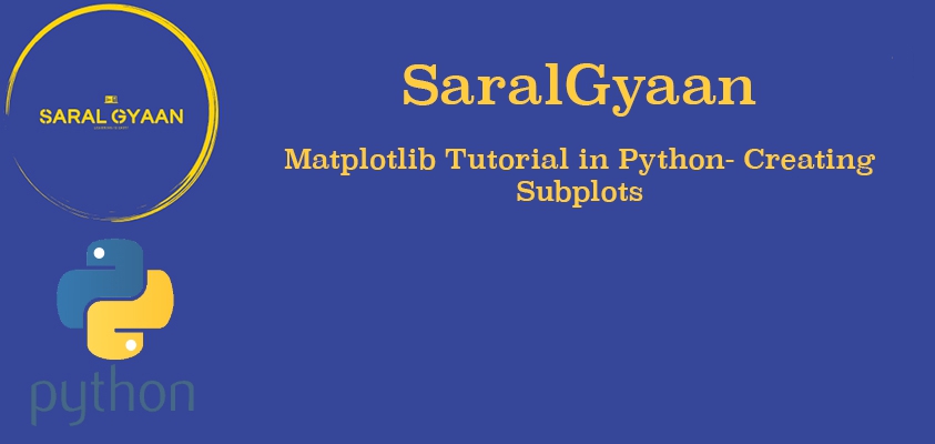 Matplotlib Subplot in Python | Matplotlib Tutorial | Chapter 10