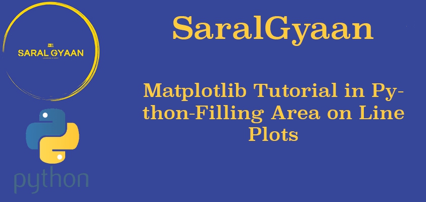 How to fill area between the  Line Plots? | Matplotlib Tutorial in Python | Chapter 5